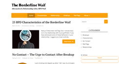 Desktop Screenshot of borderlinewaif.com